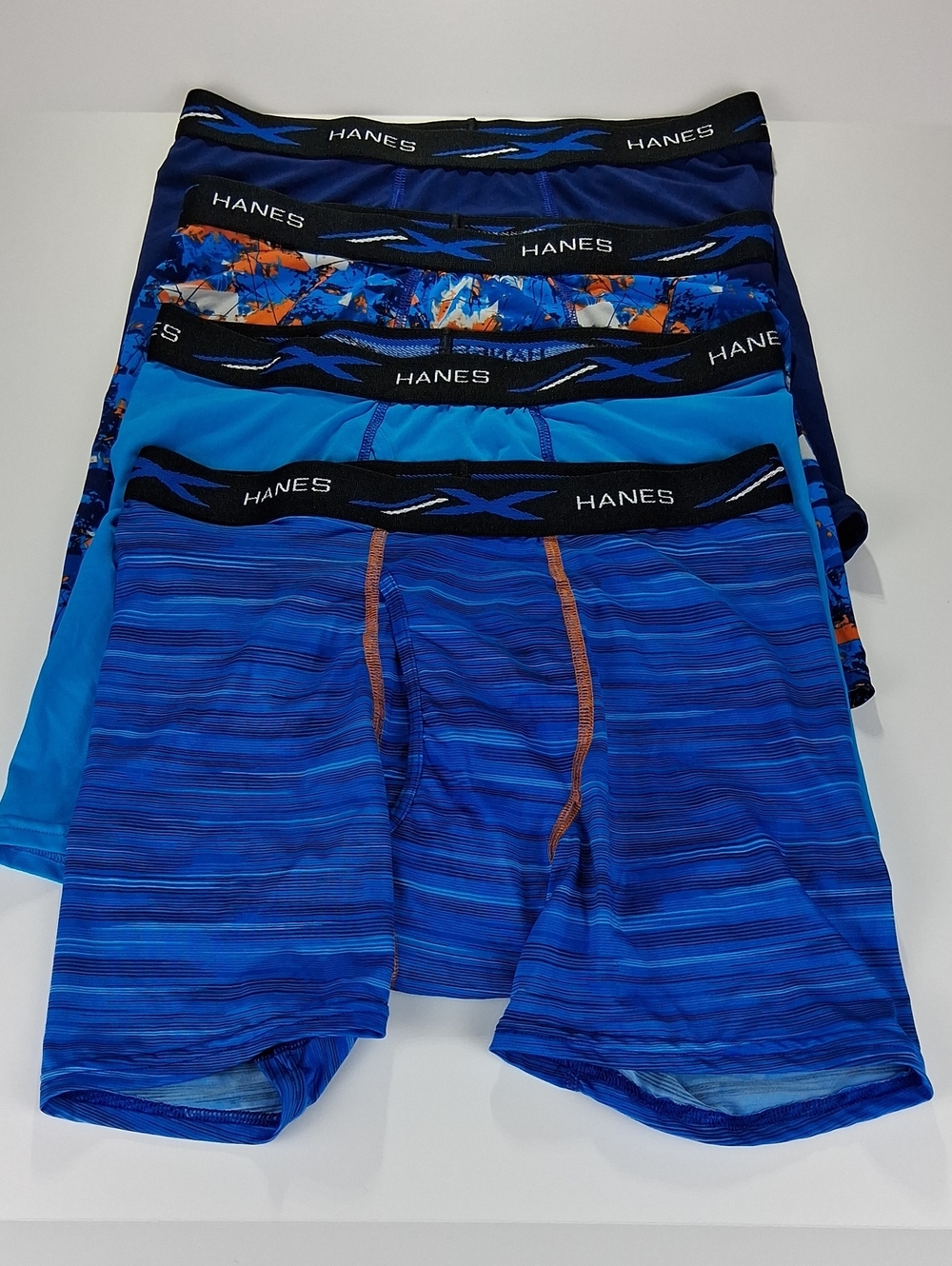Boys 4-Pack Hanes Boxer Briefs Size XXL (2XL) Assorted Colors